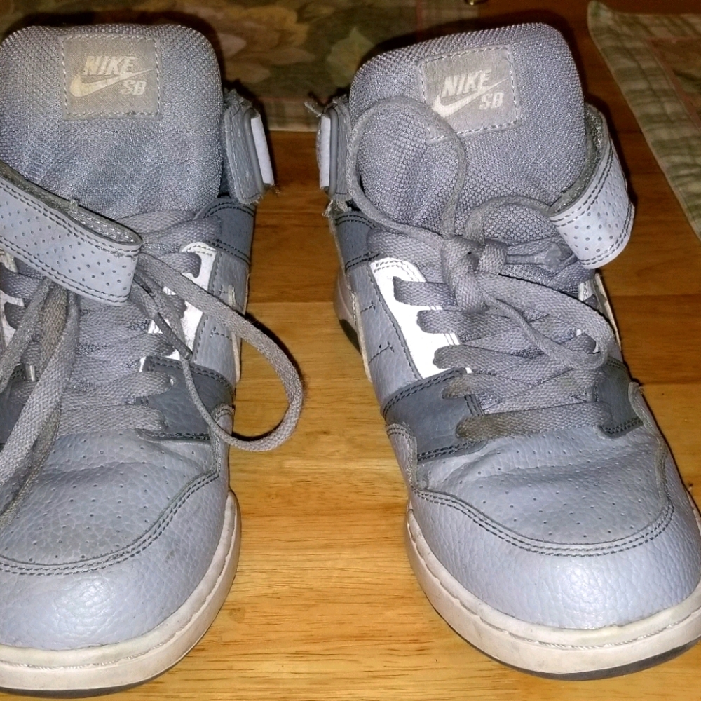 NIKE SB Mogan Mid 2 Jr B Gs Grey Skate Shoes Dunks